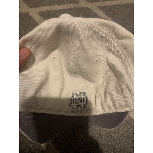 VTG NOTRE DAME FIGHTING IRISH CLOVER NCAA FITTED ZEPHYR Hat 7 3/8 Size - Picture 6 of 6